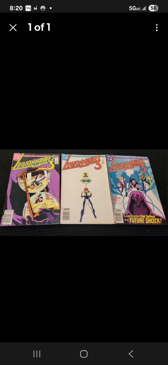 Lot Of 3 Legionnaires 3 Dc Comic Books # 3 4 75