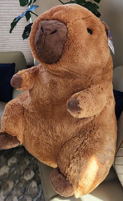 Giant Capybara Plush. NEW!