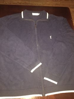 Vintage 1990’s YSL knitted zip down sweater