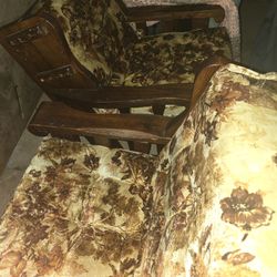 2 Chairs And Ottoman