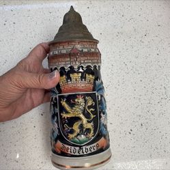 Vintage HEIDELBERG BEER STEIN from Germany