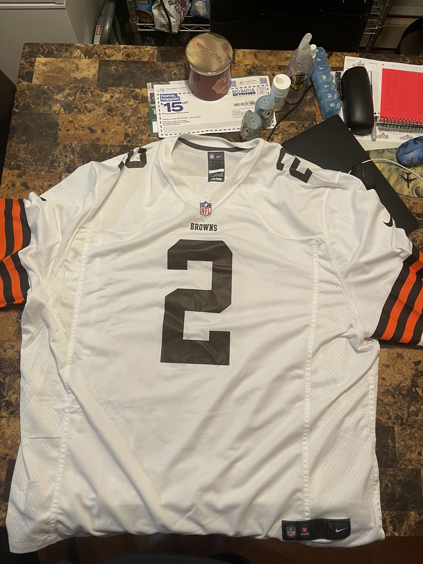 Cleveland Browns Authentic 4xl   NFL Manzell  Jersey New. 