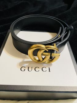 GG Gucci Marmont Leather Belt Size 34