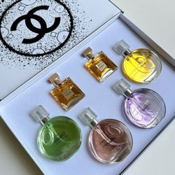 Best Gift CHANEL Perfume Gift Set 6 bottles, Brand New With Box