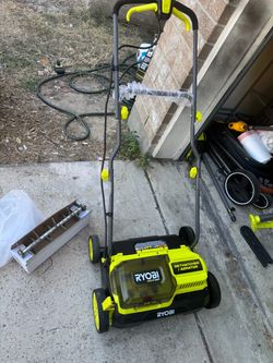 18v one hp dethacher/ aerator 18v Ryboy tool only