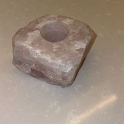 Rose Quartz Candle holder