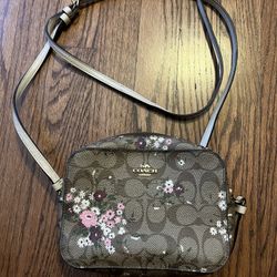 Coach Crossbody Floral Bag