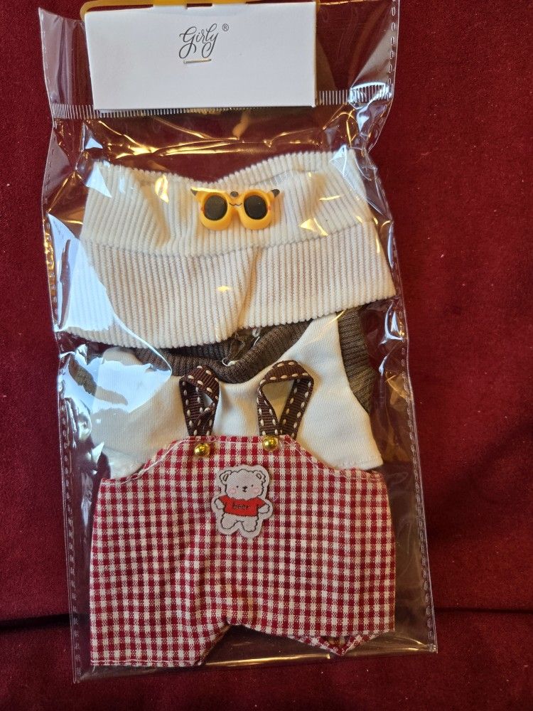 Labubu 4 Piece Outfit (Clothing Only, Doll Not Included)