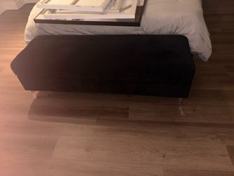 Velvet Ottoman