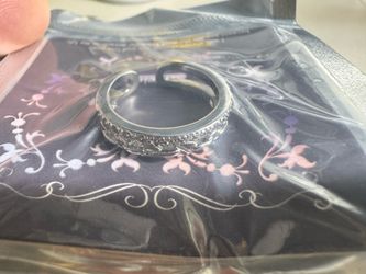 SILVER CABLE CHAIN STACKABLE RING