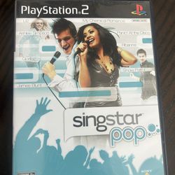 SingStar Pop (Sony PlayStation 2 PS2, 2007) 