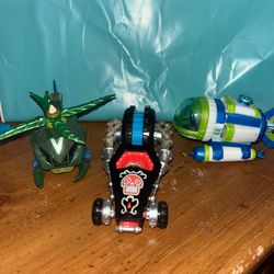 Skylanders Superchargers Land Air Sea Vehicle Lot Dive Bomber Burn Cycle Crypt