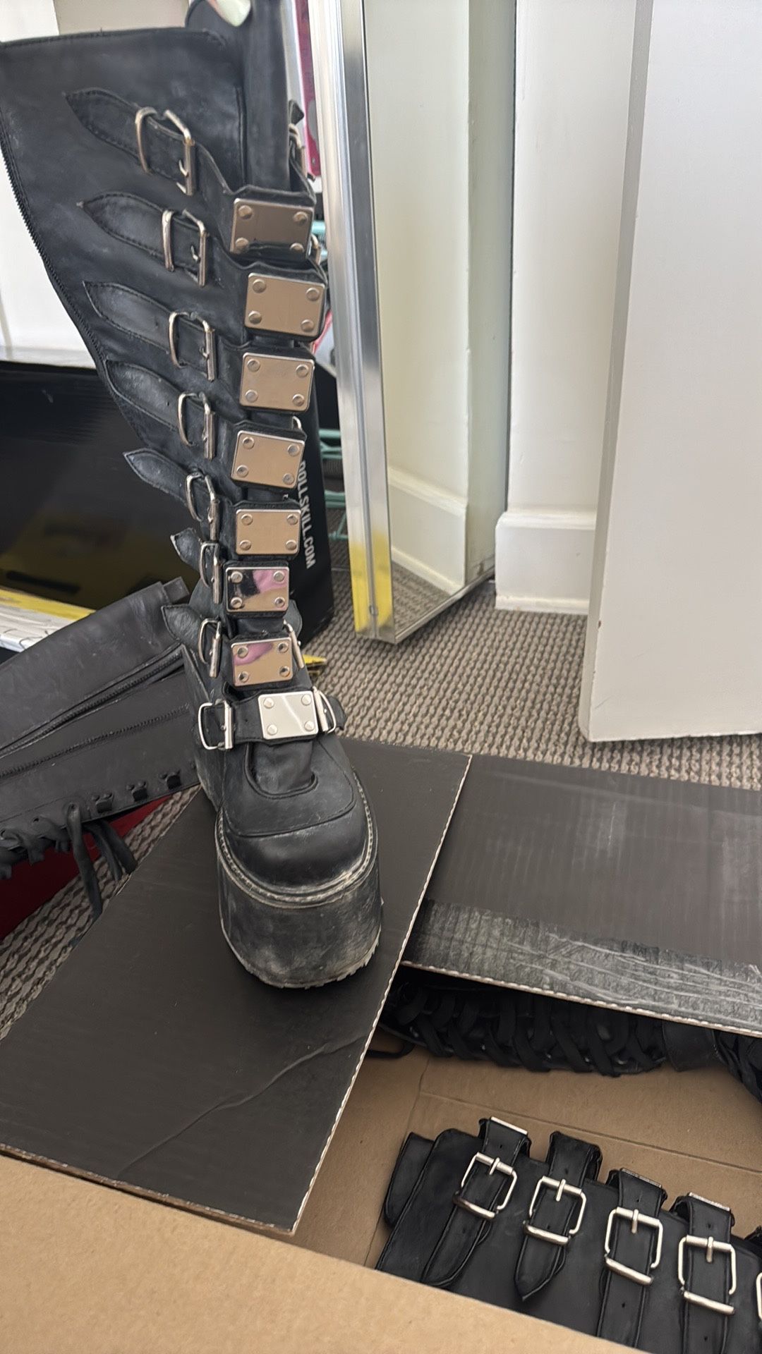 Burning Man Platform Boots
