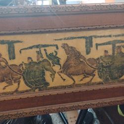 Asian Wood Carving Print