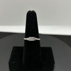 10KW .25CTW Quad Engagement Ring