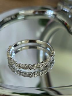 Anillo de oro blanco con diamantes 💍
