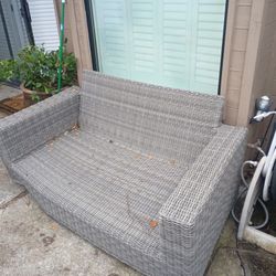 Wicker Couch
