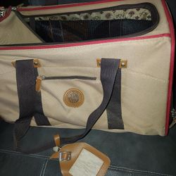 AKC Pet Medium Duffle Soft Travel Carrier Tote By American Kennel Club