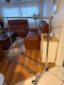 Heavy Duty Commercial Rolling Clothes Rack