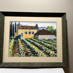 Custom Framed Art - Italian Farmhouse 