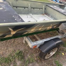 12 Ft John Boat W/ Motor