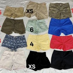 Only $2 Ea!! Woman's/Girls Mostly Petite, Shorts, Capri And Pants/Jeans Size 6 To 12