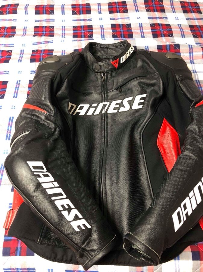 Dainese Racing D1 Perforated Leather Jacket
