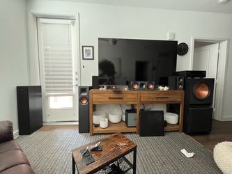 Full DENON/Klipsch surround sound stereo system