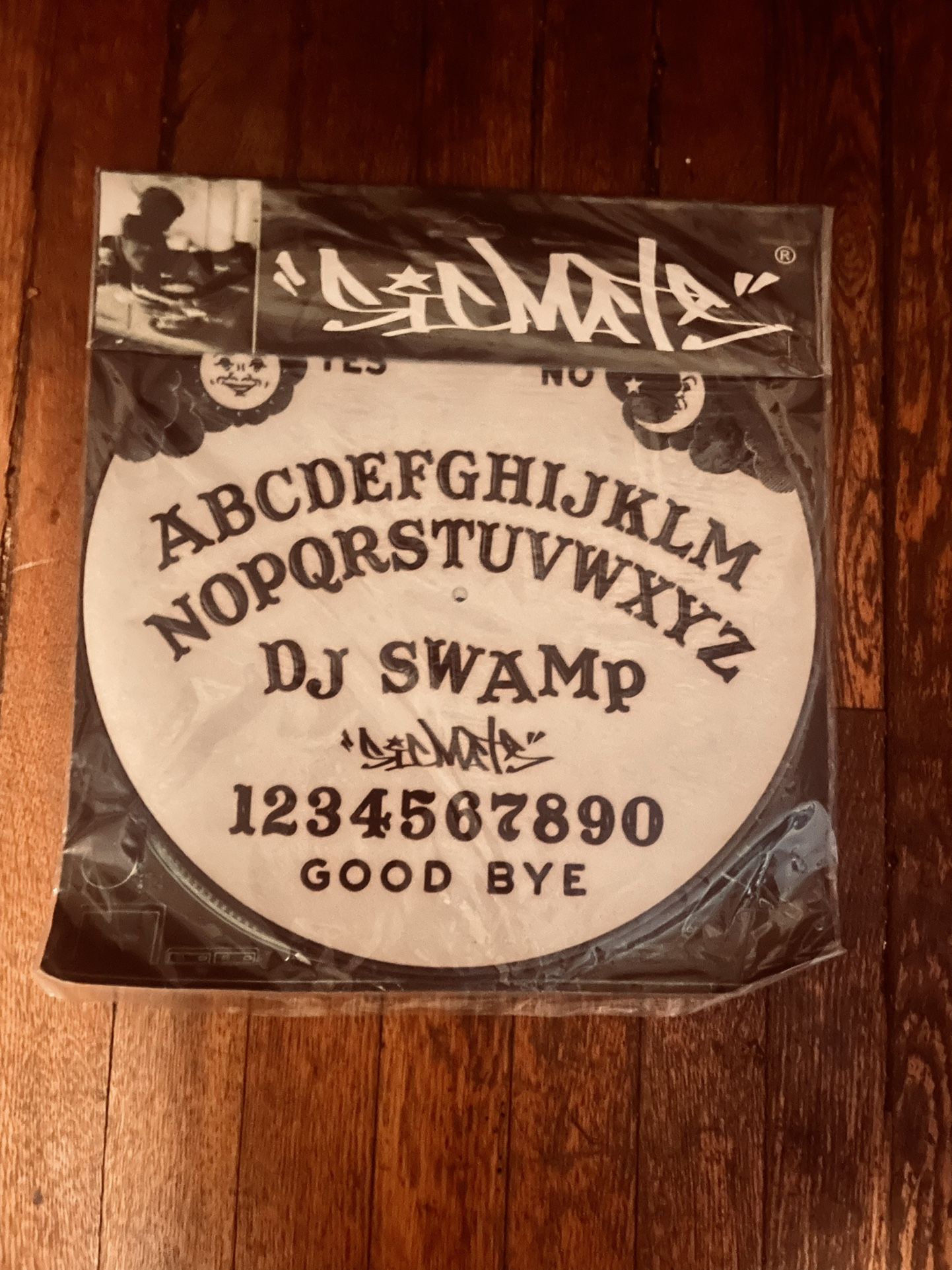 DJ Swamp Ouija Board Extremely Rare out of print Sicmats DJ Turntable /Record player slipmats!! Super Hard To Find - New never been opened!