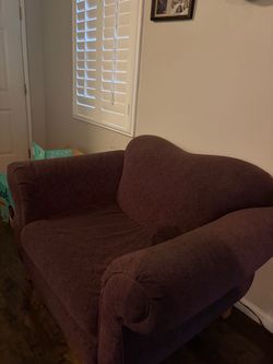 Purple couch