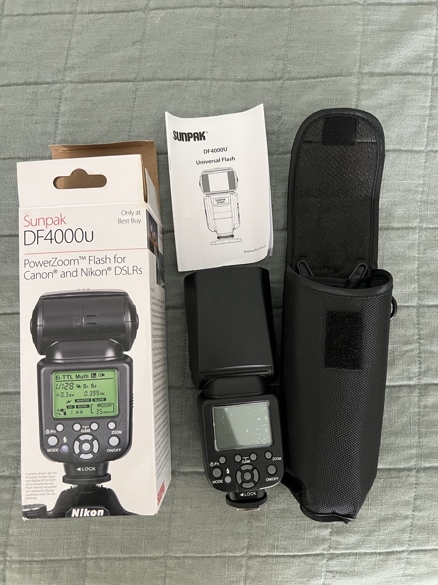 Brand New SunPak External Flash For DSLR