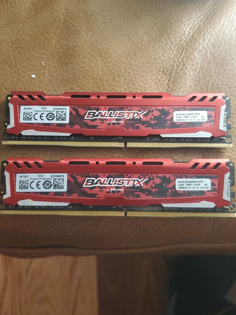 Rams For a Game Computer 3000mhz =16 Gs By BALLISTIX MICRON
