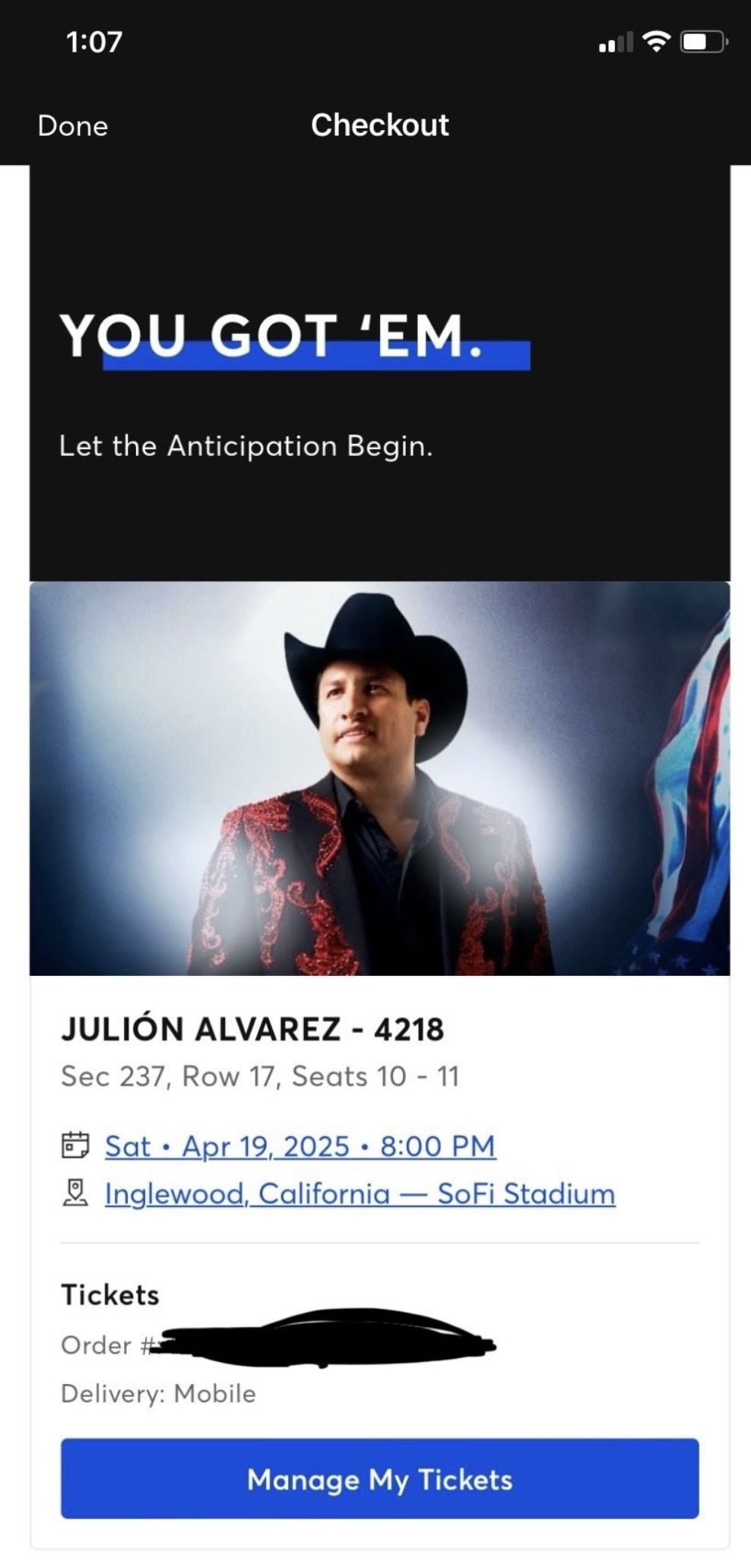 Boletos Para Julion Alvarez
