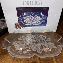 Vintage crystal glass