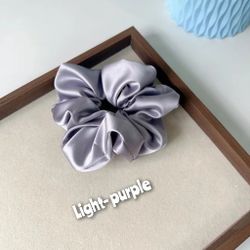 Luxury Jumbo XxL Imitation Silk Satin Hair Scrunchies  All  Colors Available