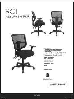 Black Mesh Office Chairs