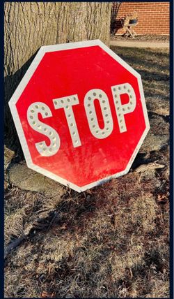 Stop Sign Backlit