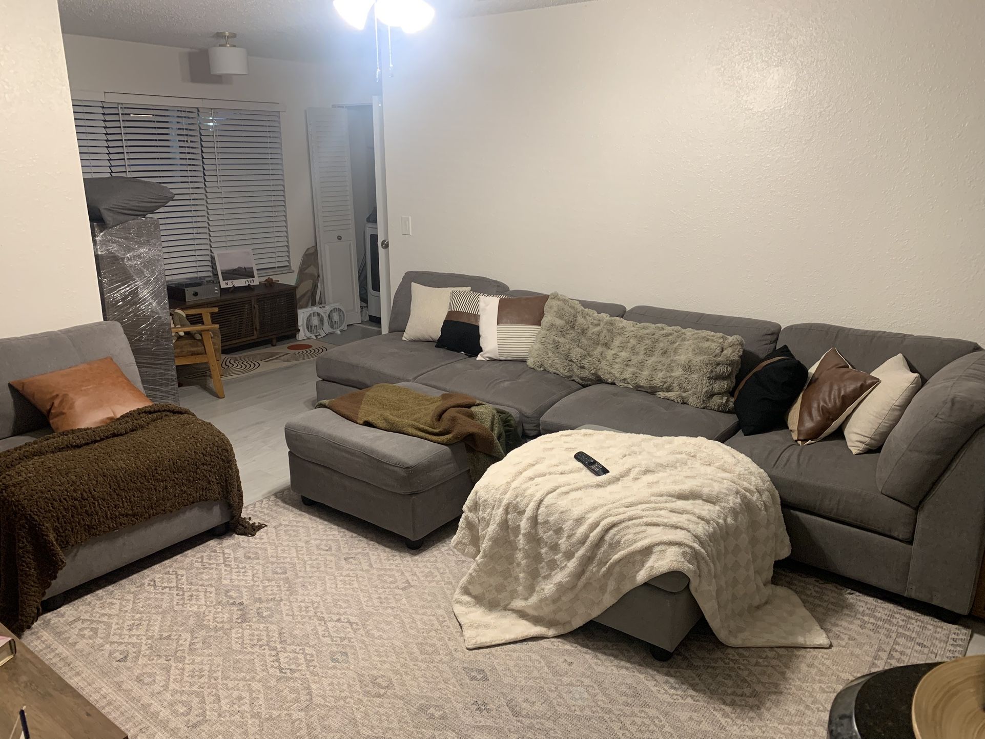 Grey Modular Couch