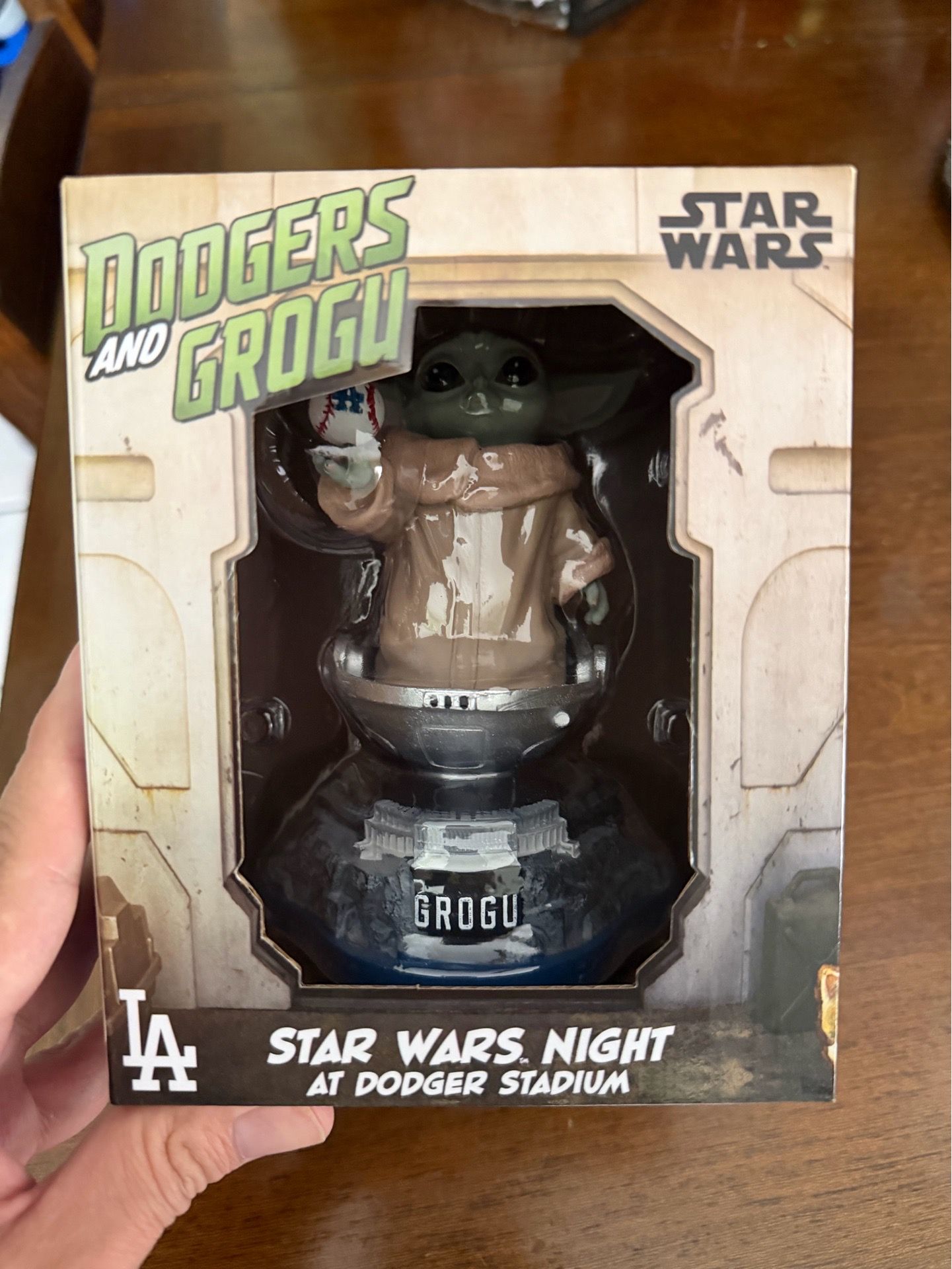 Grogu Dodger bobble head