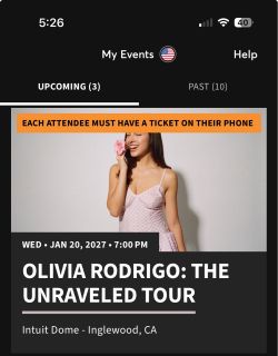 Olivia Rodrigo The Unraveled Tour