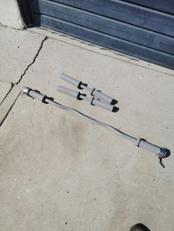 Barbell and Dumbbell Bar Set/ gym equipment/ dumbbell handles/ curling bar