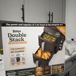*NEW NINJA DOUBLE STACK AIR FRYER