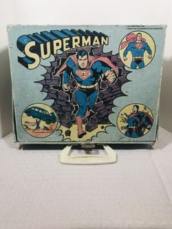 Vintage 1978 Superman Record player Model Sp-19 Box