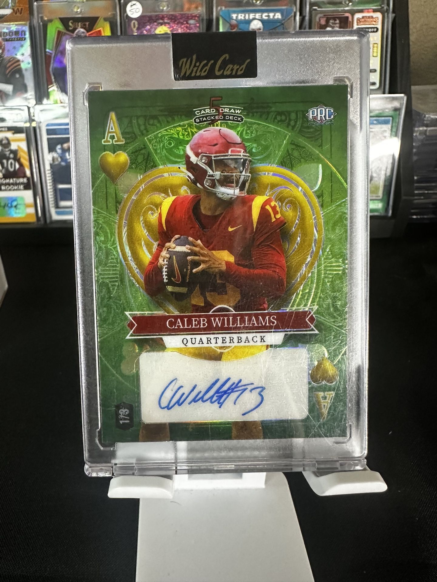 Caleb Williams 5 Card Draw Autograph /3