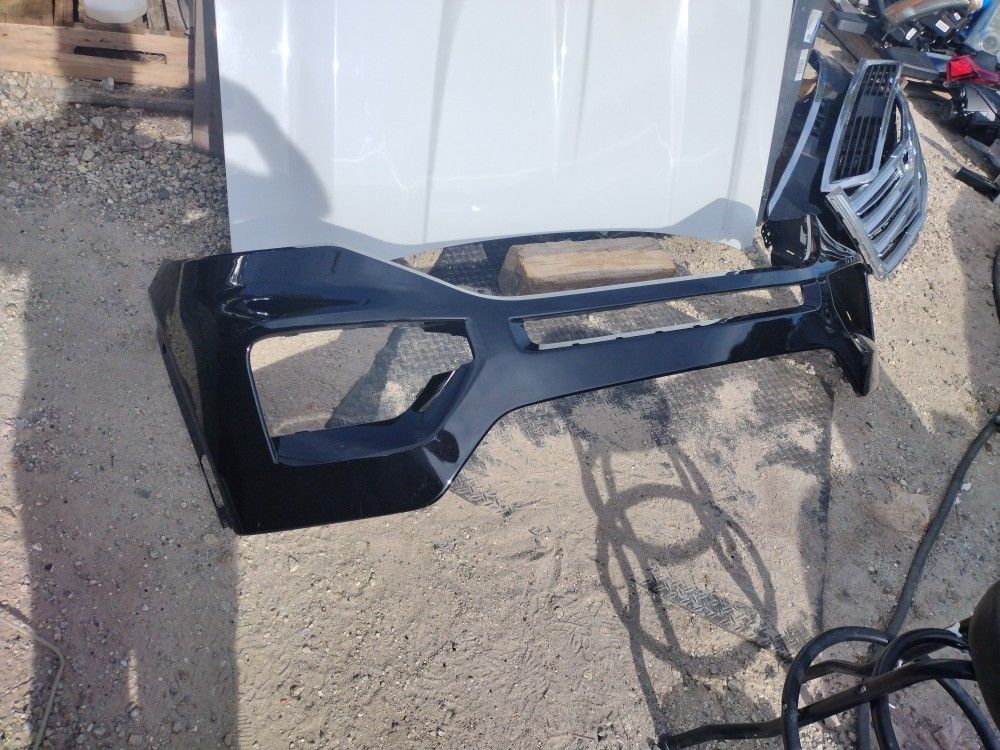 Front Bumper Black In Color For 2020 And Up Ford Explorer OEM Part