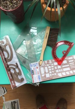 Drafting supplies never used!
