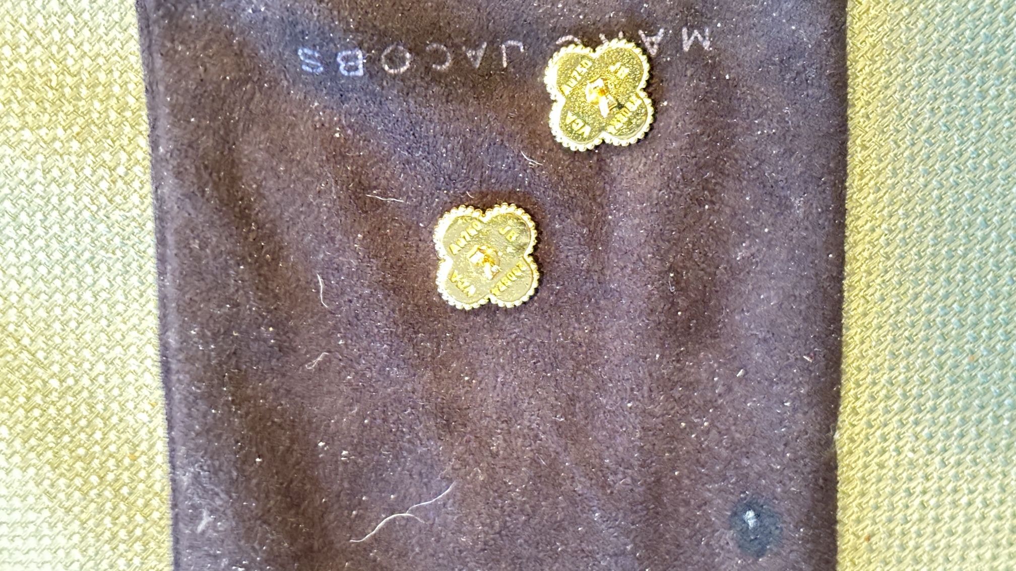 VCA (Ann Cleef) 18k 2011 Motif Earrings & Good Ring