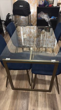 Table and 4 chairs