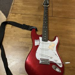 Electric Guitar  And Guitar Stand 