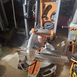 Ridgid Table Saw And Mitter Saw
